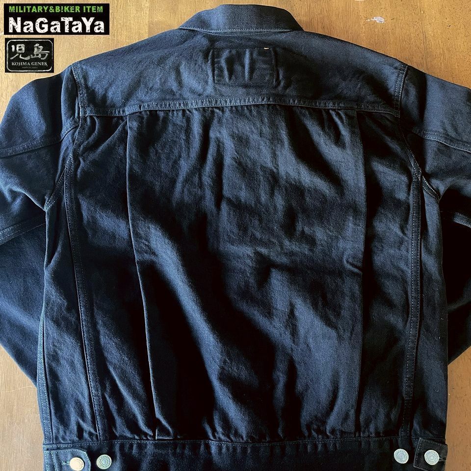 児島ジーンズ KOJIMA GENES 13oz セルビッチ ブラック ドット