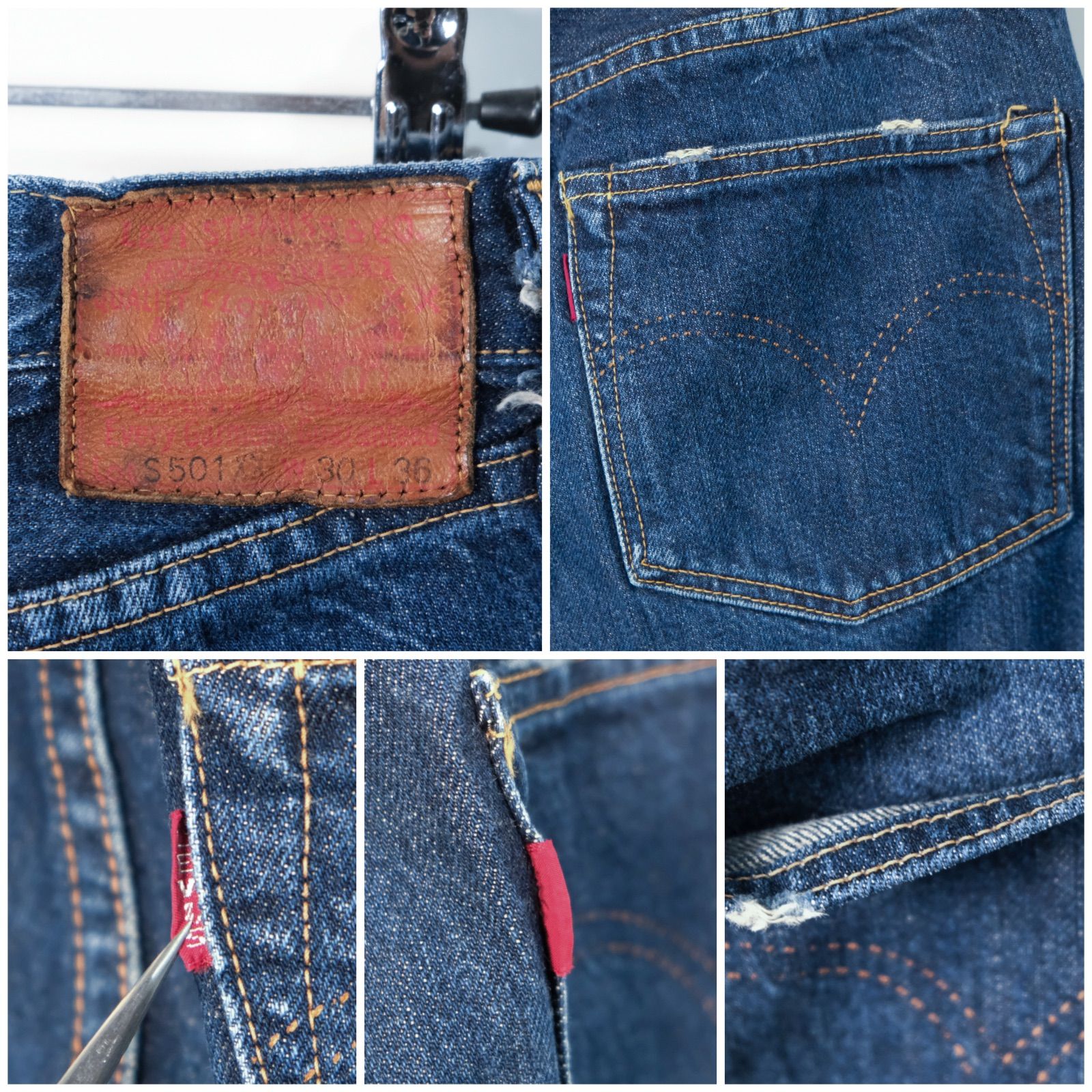 00s 日本製 LEVI'S VINTAGE CLOTHING S501XX WW2 大戦モデル W30 LVC