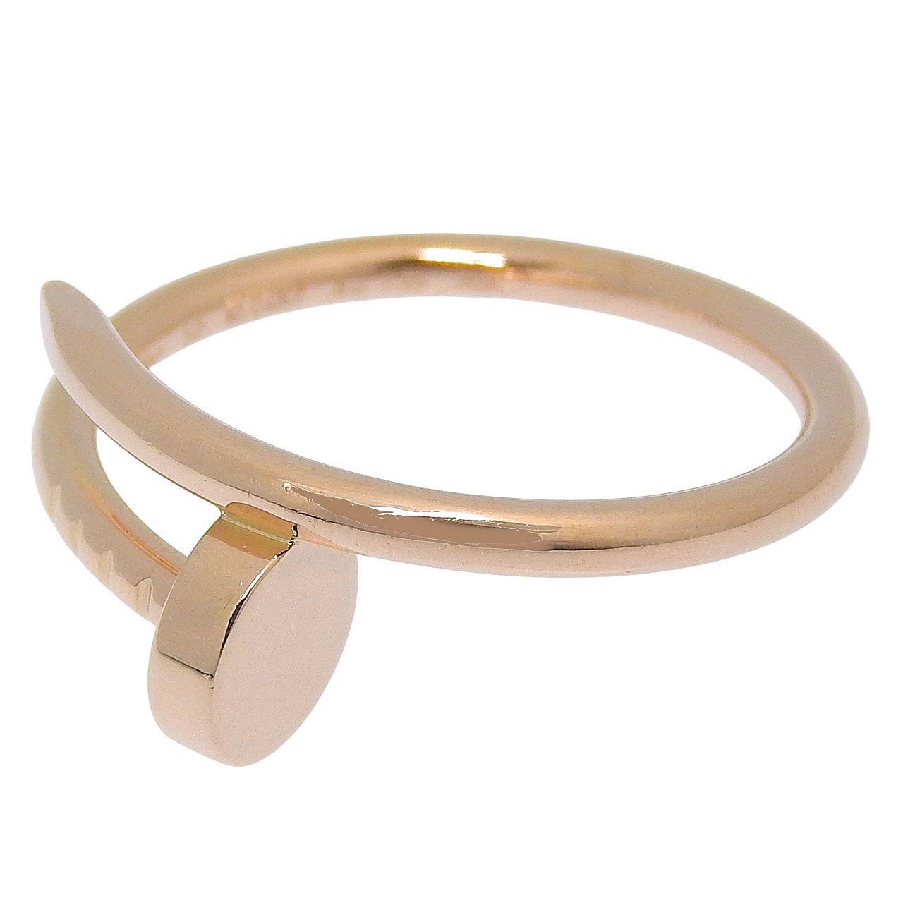 新品仕上げ Cartier カルティエ 750 K18 PG ジュストアンクル リング 