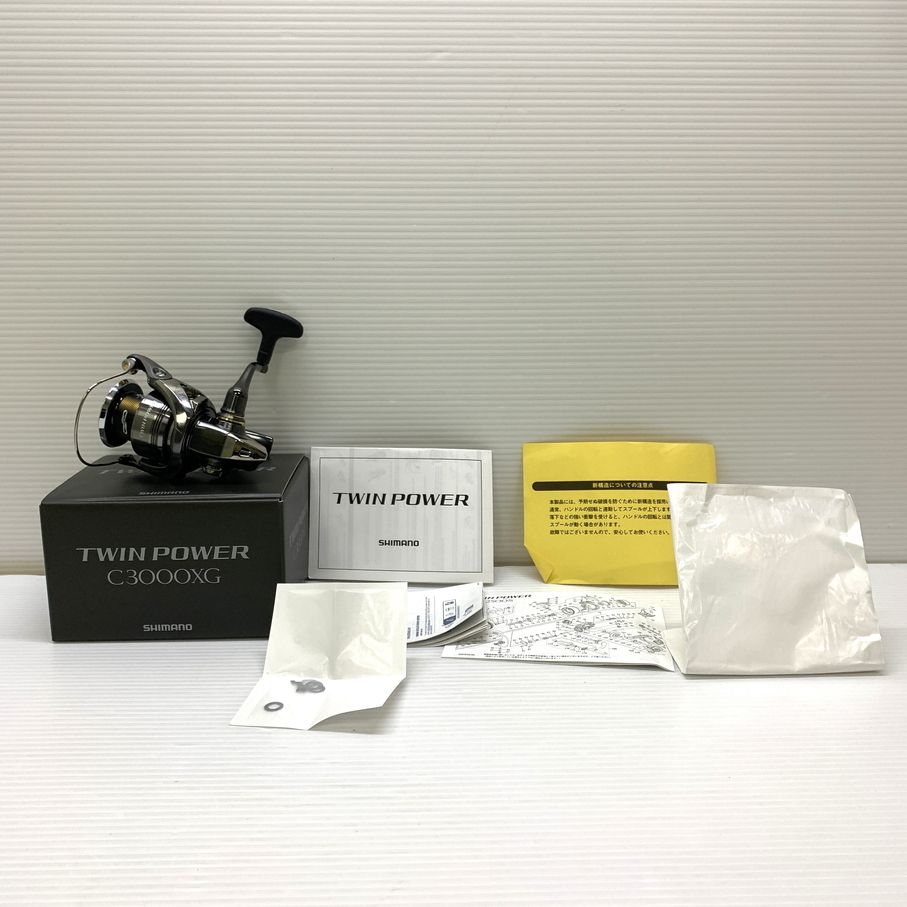 品 SHIMANO シマノ 24 ツインパワー C 3000 XG スピニングリール 釣具 134-251208-cn-3-min