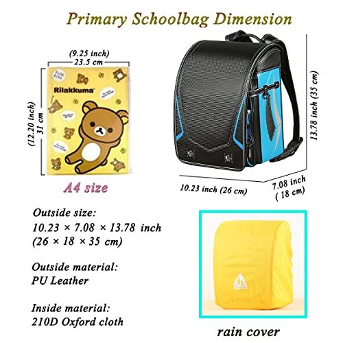 Leawin 度モデル 大容量 ランドセル 男の子 女の子 合皮 自動ロック 防水仕上げ schoolbag 通学 入学お祝い A 4フラットファイル対応 小学生通学鞄 文房具ーなど特典進呈