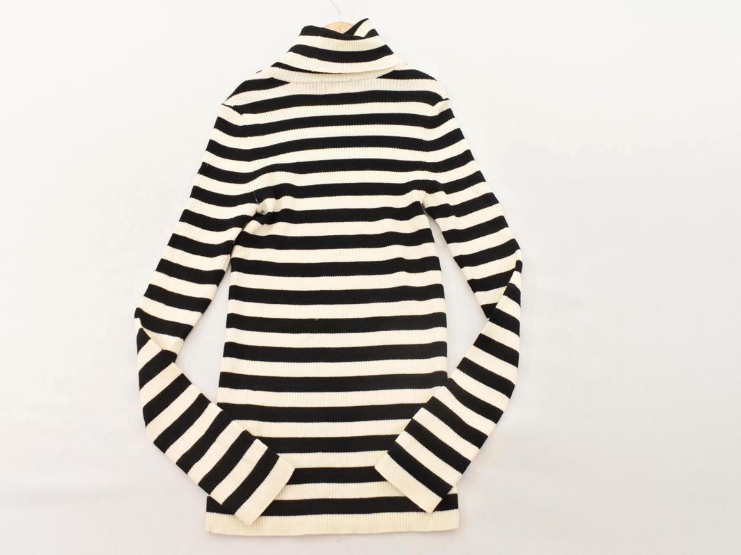 新品タグ付き★バーバリーブルーレーベル★タートルネックボーダー ニット★可愛い★ BURBERRY バーバリー BLUE LABEL ブルーレーベル ウール100% ボーダー