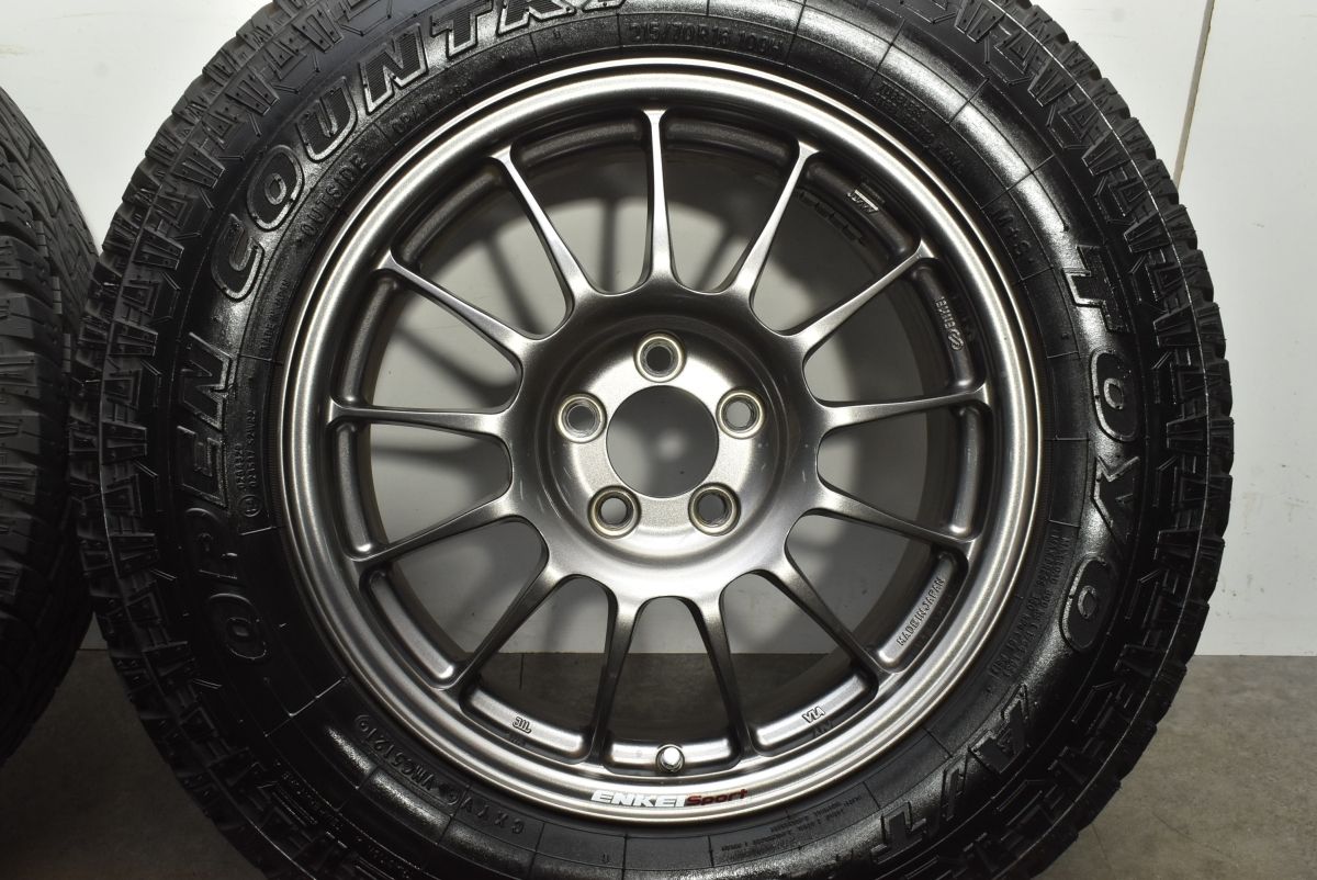  ENKEI SPORT RC T 5 16 in 7 J 48 PCD 100 トーヨー オープンカントリーA プラス 215 70 R フォレスター XV レガシィアウトバック 16インチ タイヤ ホイールセット