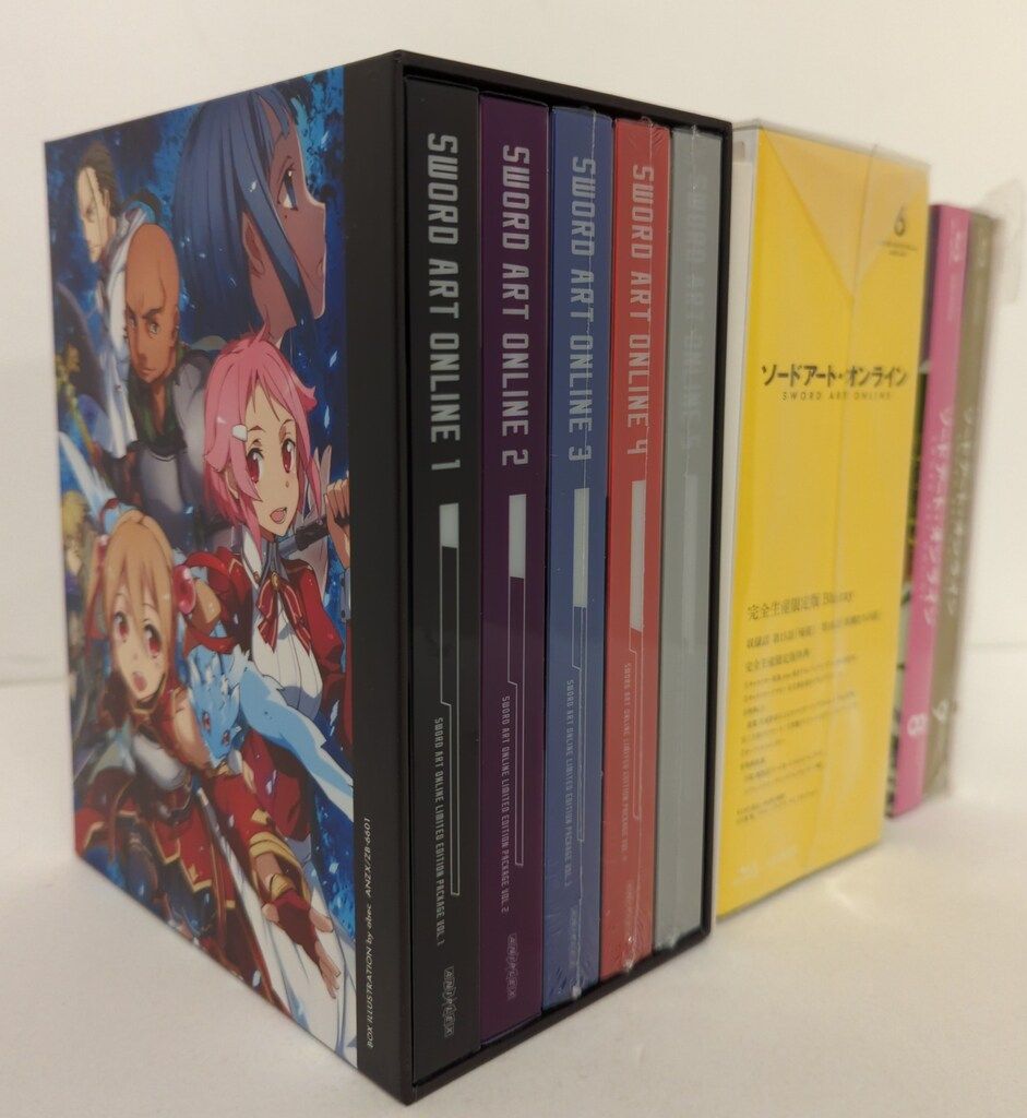 アニメBlu-ray ソードアート・オンライン 完全生産限定版全9巻 セット