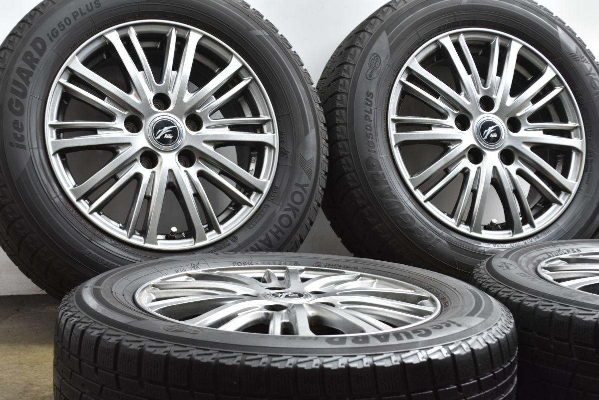 大 Weds ファング 15 in 6 J 43 PCD 114 3 ヨコハマ アイスガード iG 50 195 65 R セレナ ノア ヴォクシー ステップワゴン