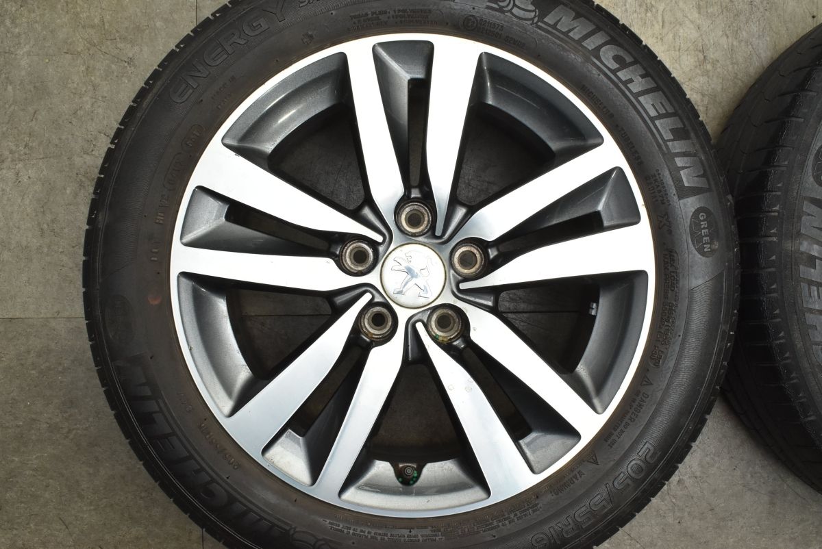  プジョー 308 16 in 7 J 44 PCD 108 ミシュラン 205 55 R 品番 ノーマル戻し ホイールのみ販売 16インチ タイヤ ホイールセット