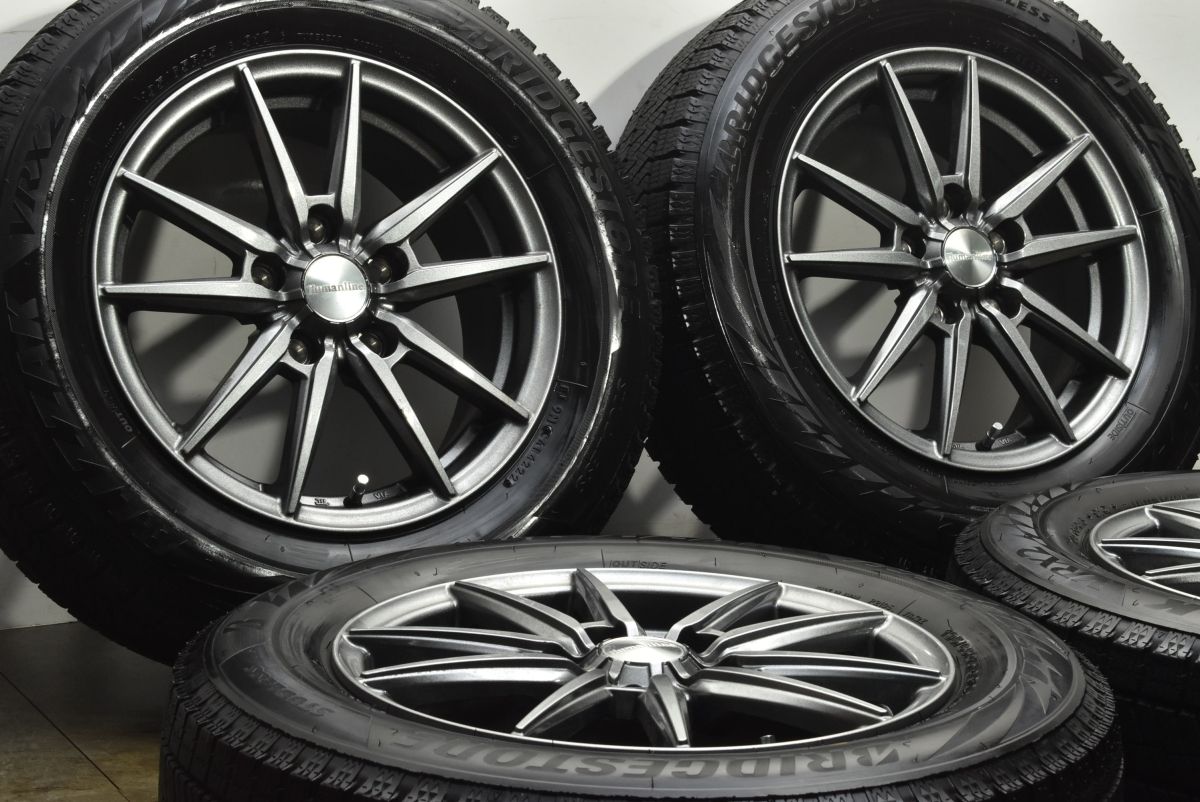 バリ溝 ヒューマンライン 15 in 6 J 45 PCD 114 3 ブリヂストン ブリザック VRX 2 195 65 R ノア ヴォクシー ステップワゴン セレナ