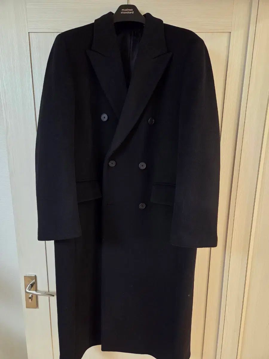 MUSINSA STANDARD カシミア ブレンド ダディ ショルダー ダブル ロング