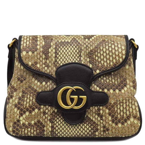 グッチ GUCCI ショルダーバッグ GGマーモント パイソン レザー 