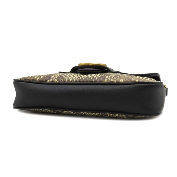 グッチ GUCCI ショルダーバッグ GGマーモント パイソン レザー 