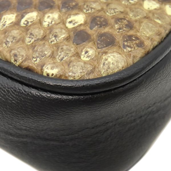 グッチ GUCCI ショルダーバッグ GGマーモント パイソン レザー 