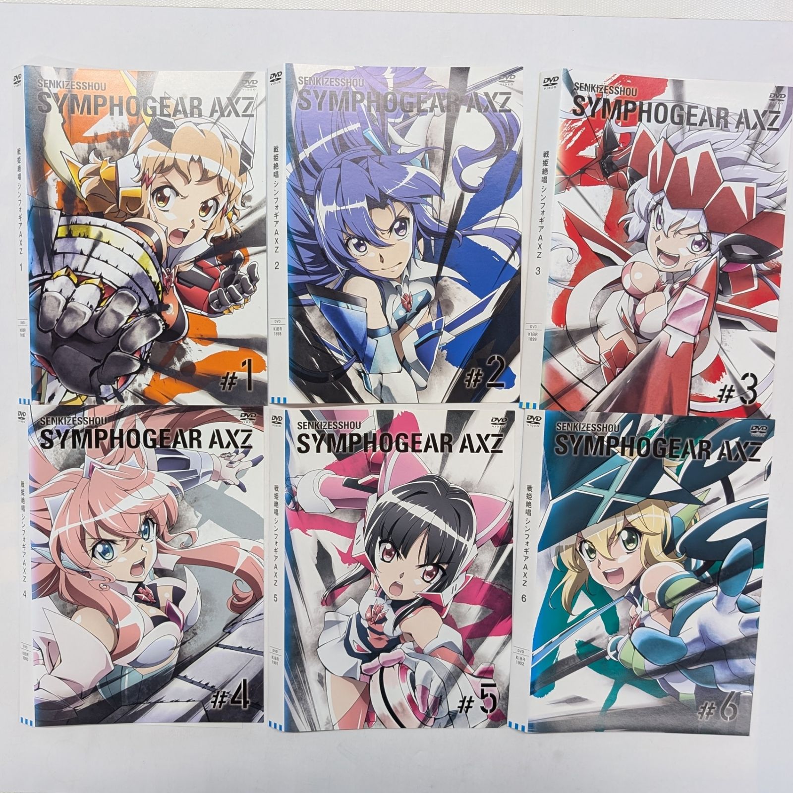 戦姫絶唱シンフォギア　AXZ 　1～6 　全巻　DVD　ブルーレイ 戦姫絶唱シンフォギアAXZ TV版全6巻 - メルカリ