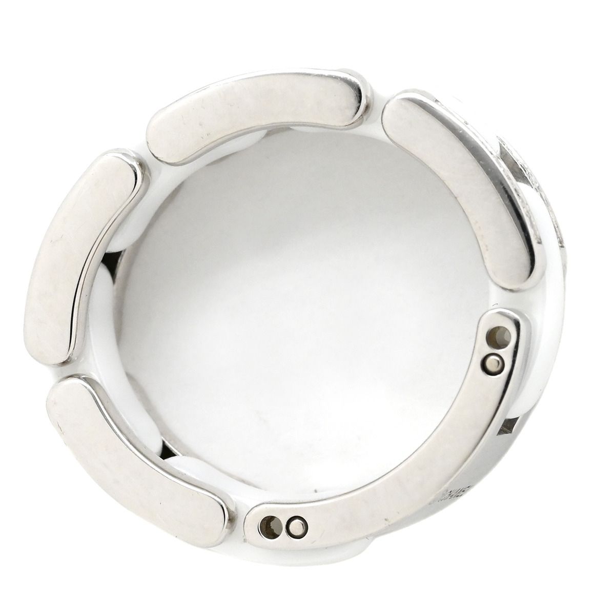 シャネル CHANEL リング 指輪 ウルトラ MM ダイヤリング ホワイト×ホワイトゴールド T 50 JP 10 白 WG Au 750 18 K 18金 10号