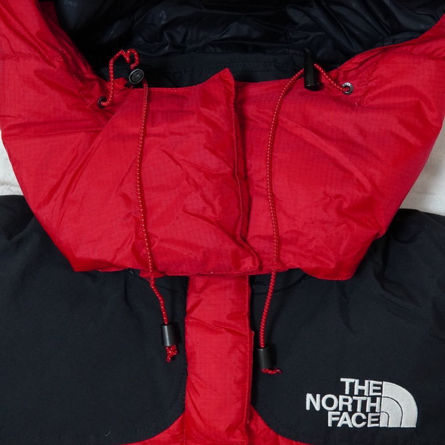 ノースフェイス THE NORTH FACE ダウンジャケット M ブラック×レッド