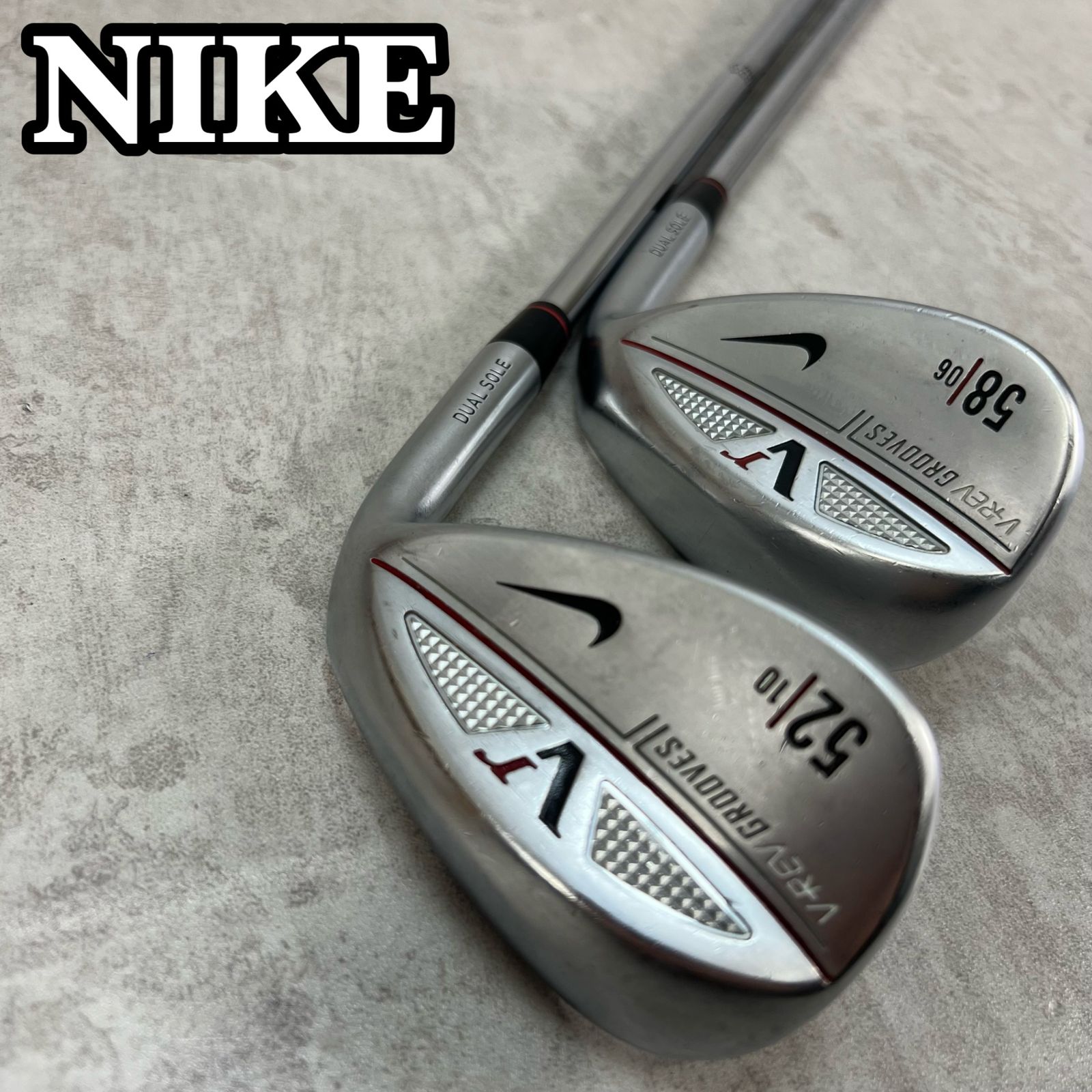 NIKE Vr V REV メンズゴルフ ウェッジ2本セット S 200 右利き用 AW SW アプローチ サンド ナイキ