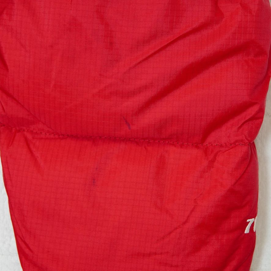 ノースフェイス THE NORTH FACE ダウンジャケット M ブラック×レッド
