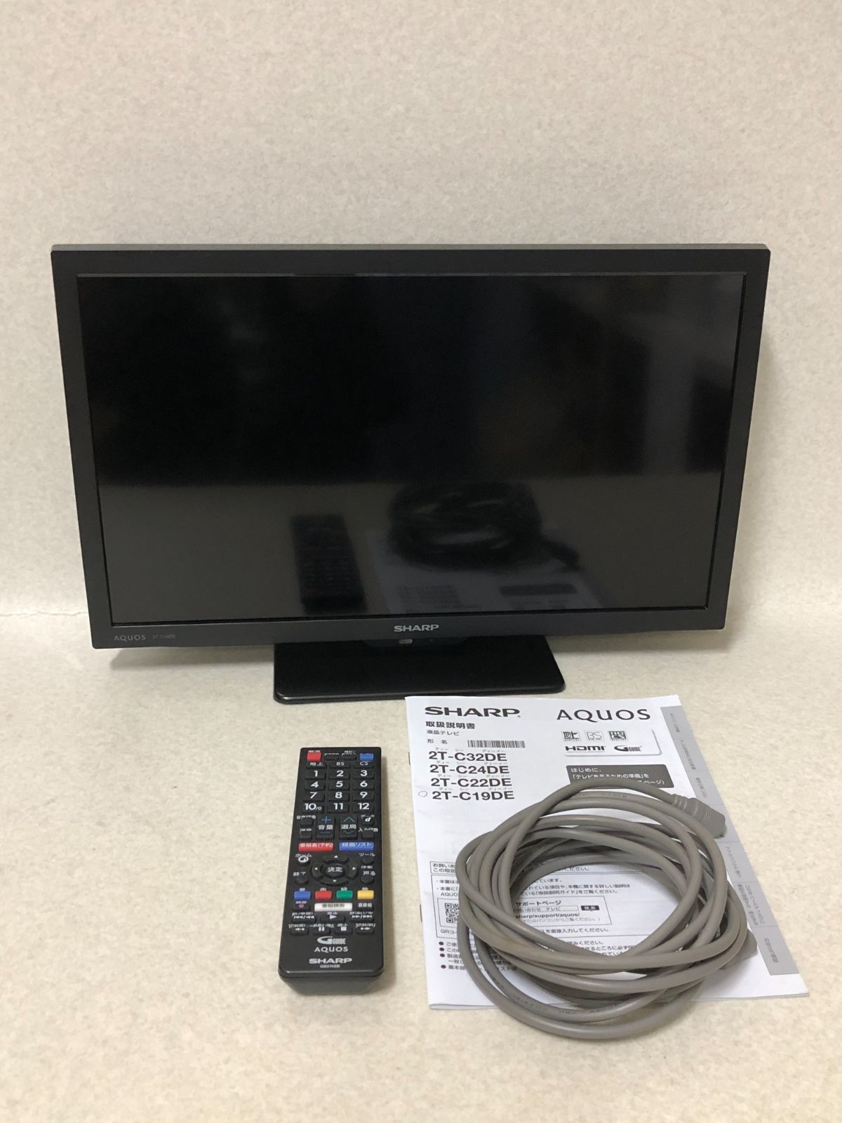 DH 1530 製 シャープ 19型 液晶テレビ 2 T-C 19 DE