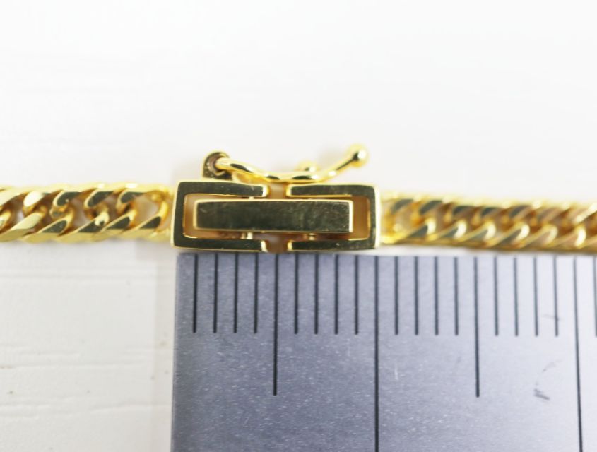 K 18 キヘイ 喜平 アンクレット 6面ダブル 7 3ｇ 6メンダブル18金 イエローゴールド 750 YG ジュエリー