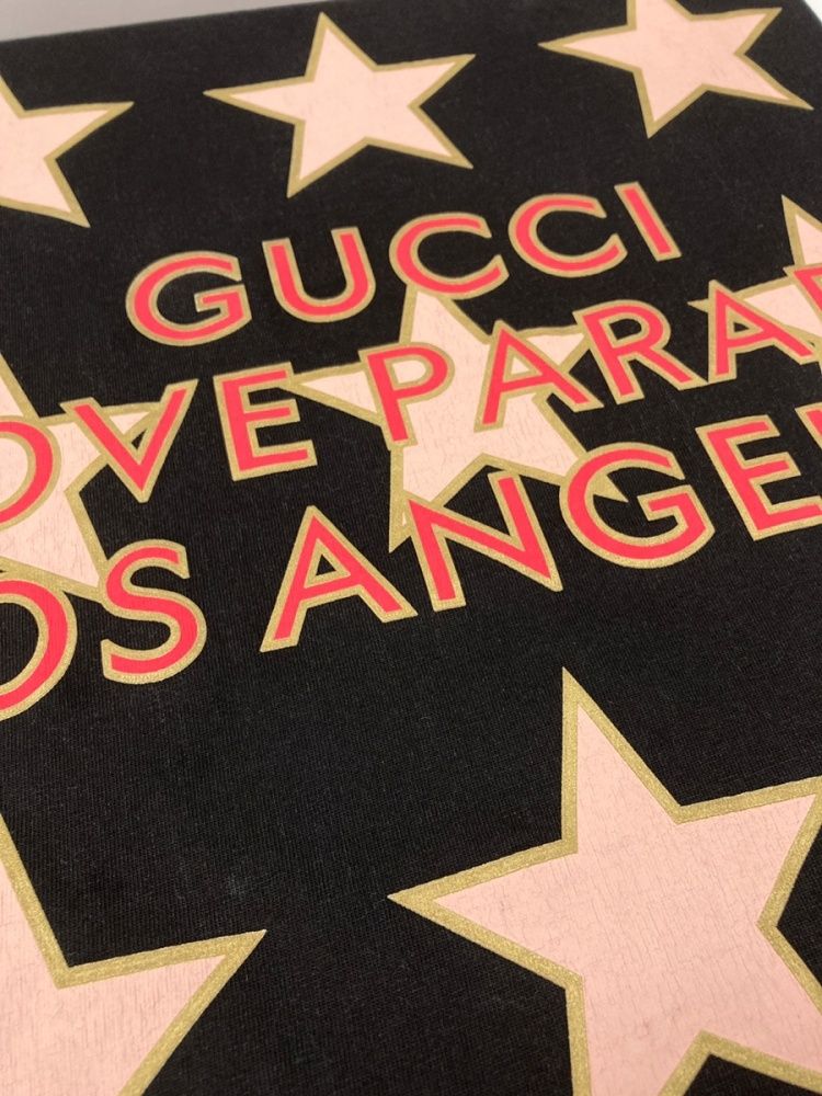 グッチ GUCCI 22SS LOVE PARADE LOS ANGELES TEE 半袖 Tシャツ スター