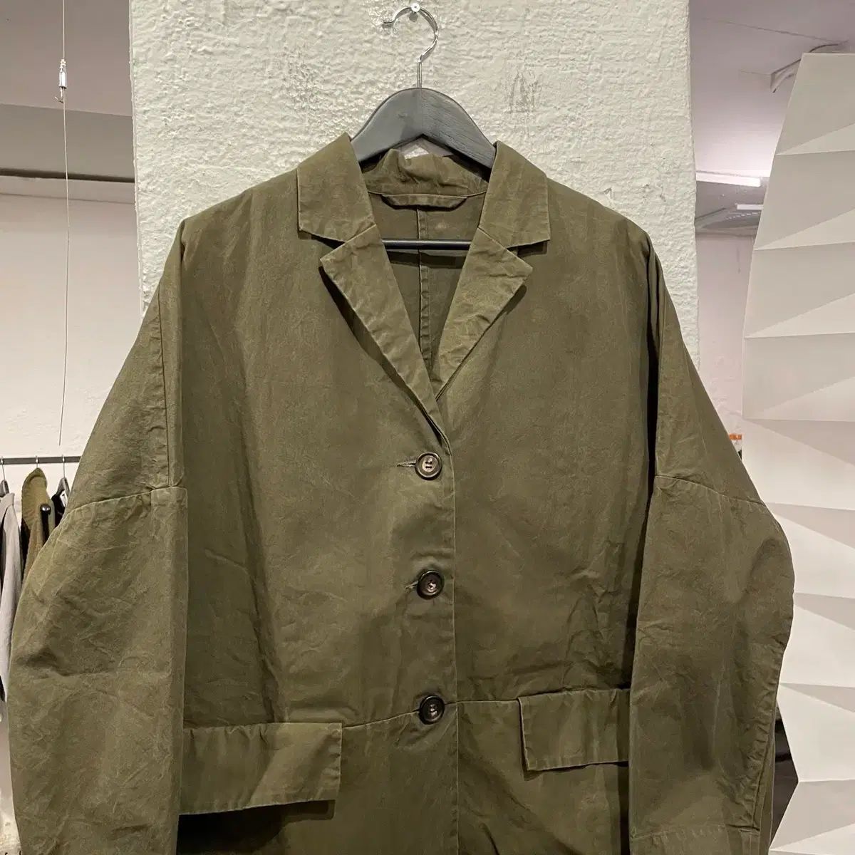 ケイシーケイシー ウォッシュド オーバーサイズ ジャケット