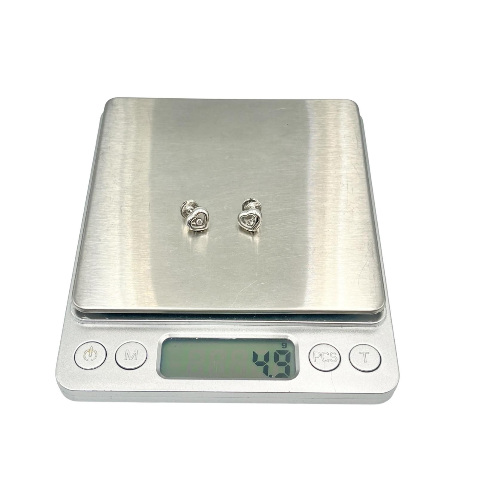 ショパール Chopard ピアス ハッピーダイヤモンド ハート K18ホワイト