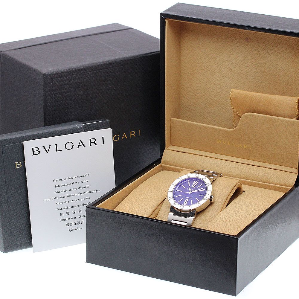 ブルガリ BVLGARI BB38SSAUTO ブルガリブルガリ デイト 自動巻き 