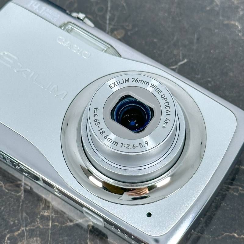 美品】CASIO EXILIM EX-Z550 シルバー 1410万画素 光学4倍ズーム 手