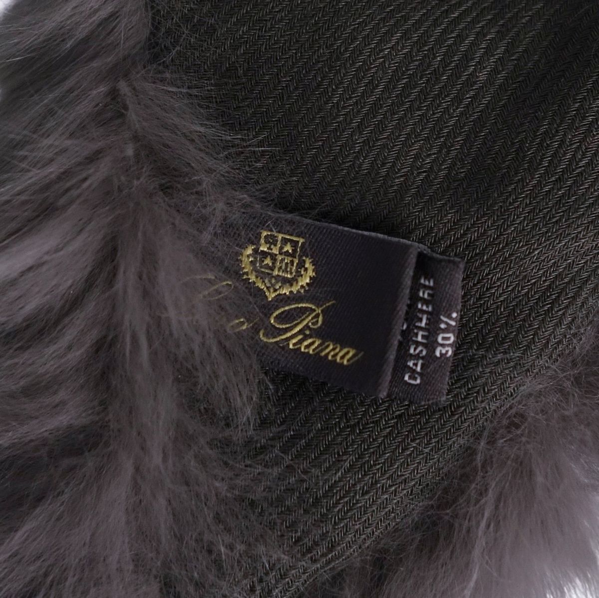 極美品 ロロピアーナ Loro Piana マフラー ストール チンチラファー