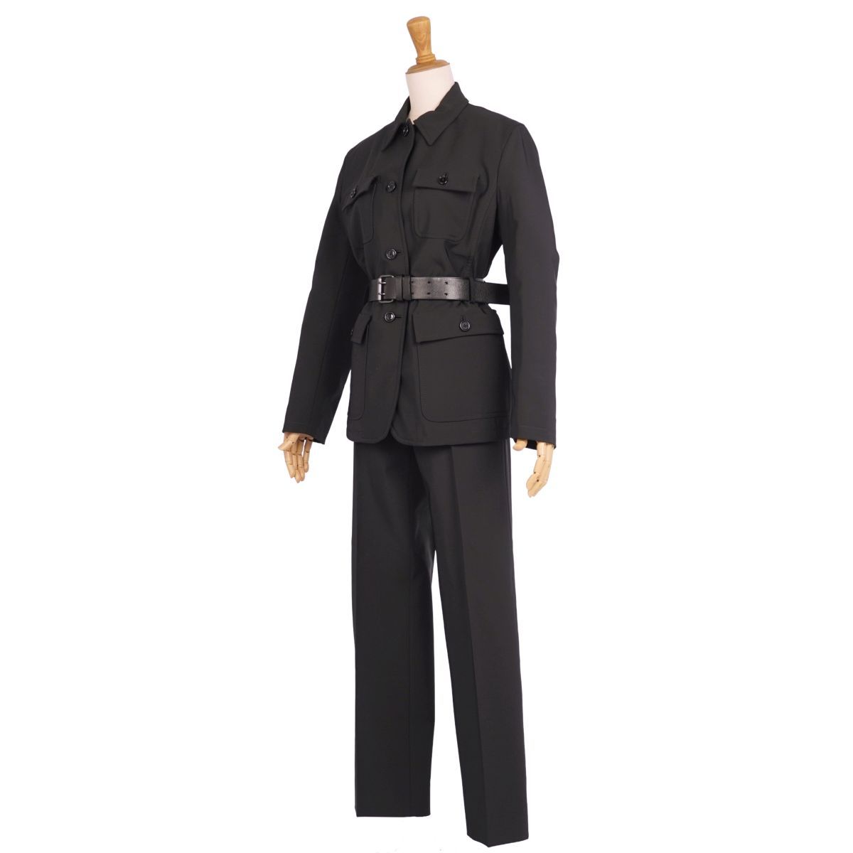 PRADA プラダ ジャケット スラックス パンツ セットアップ スーツ 46 PRADA - 美品 プラダ PRADA セットアップ パンツスーツ ウール