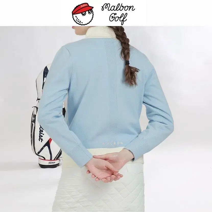 マルボンゴルフ ツーポケット ウール ジップアップ