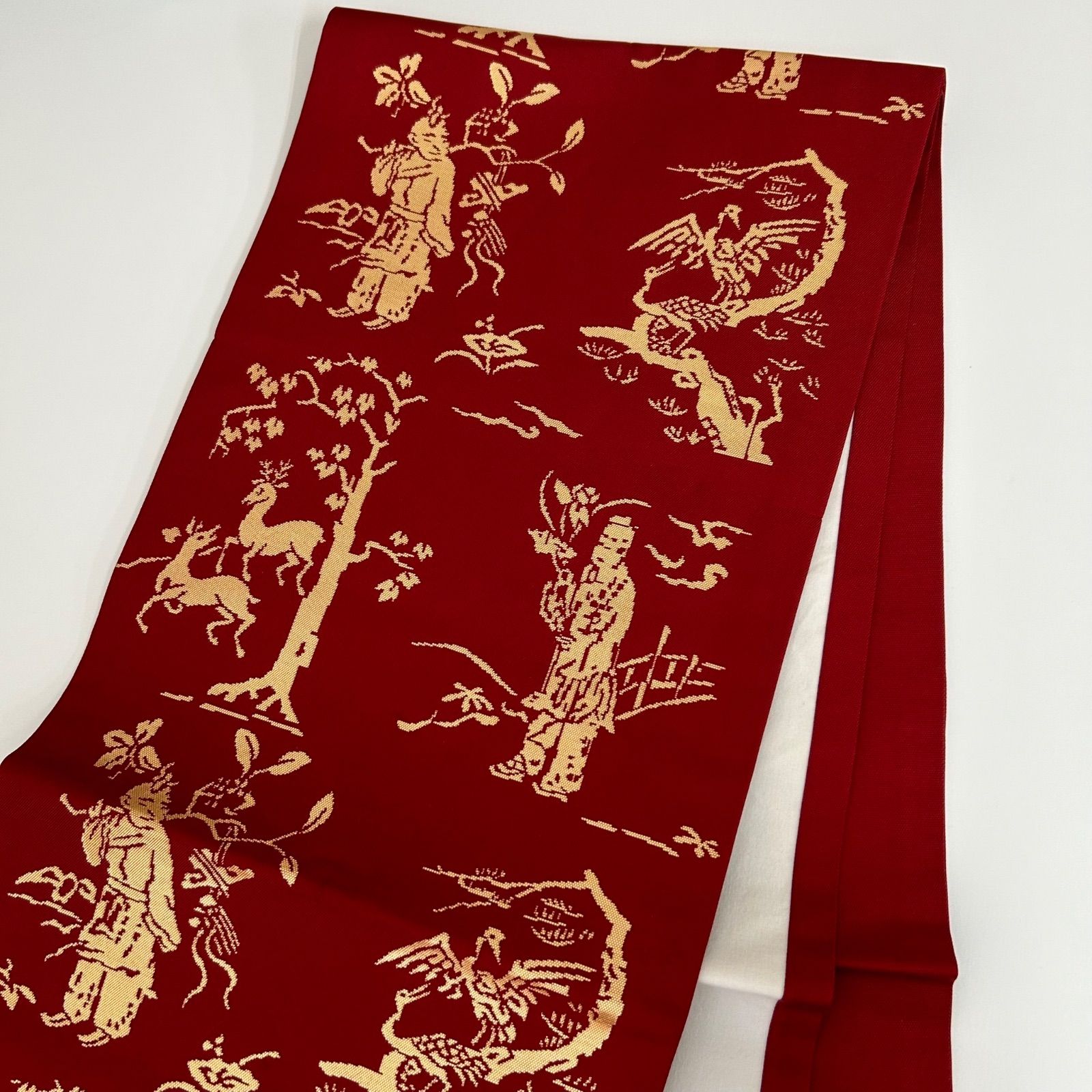  たつむら 聖寿文 開き名古屋帯 正絹 粋 MA 1918 名古屋帯 帯