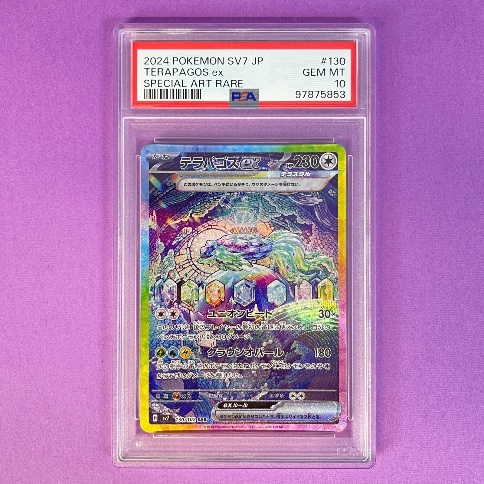 テラパゴスex SAR psa10 ポケモンカード ステラミラクル