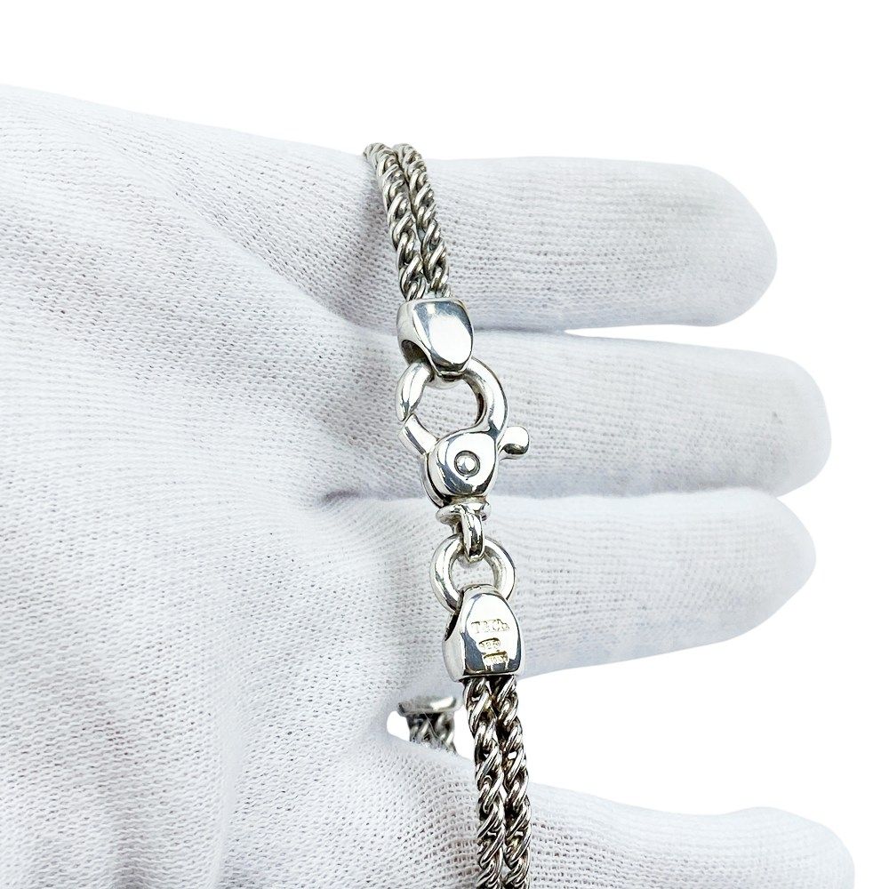 ティファニー □美品□ ダブルロープ センターノット ブレスレット