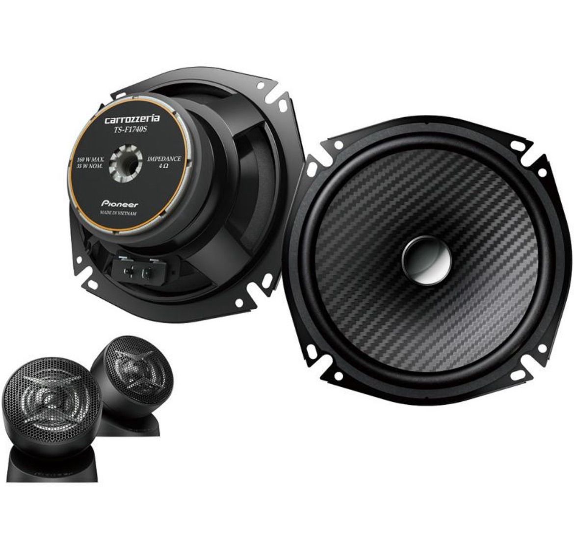 パイオニア カロッツェリア 車載用17 cm 2 wayセパレート カスタムフィットスピーカー TS アウトレット