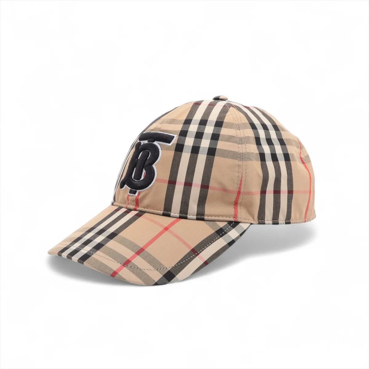 バーバリー ノバ チェック TBロゴ キャップ M 帽子 コットン ファッション おしゃれ メンズ レディース MMM DD 50-3