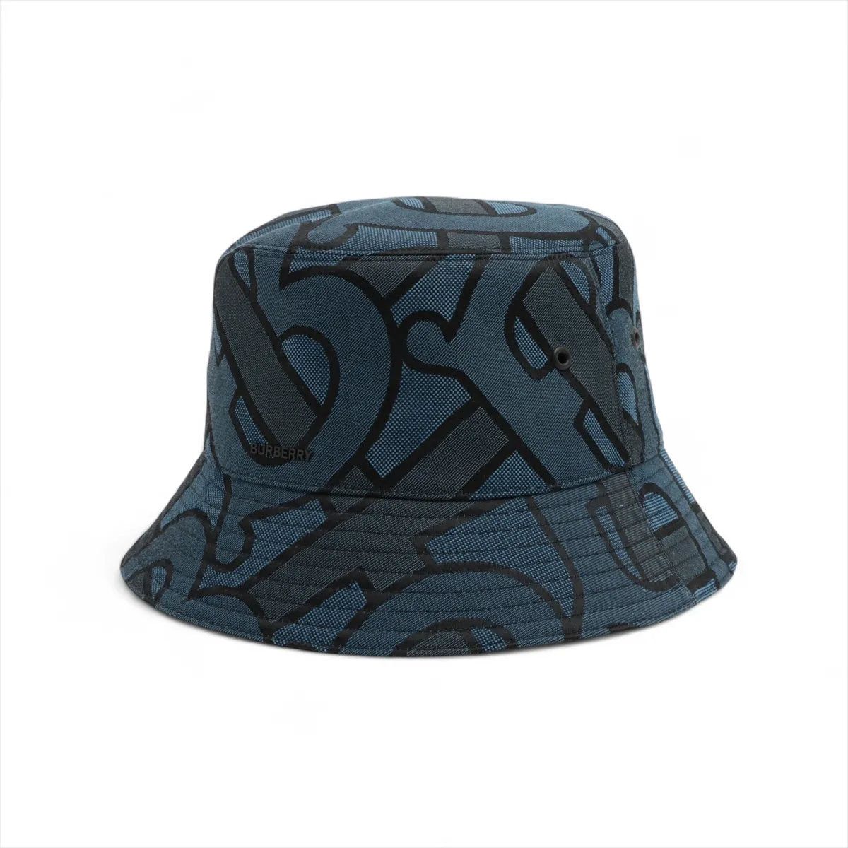 バーバリー TBモノグラム バケットハット バケハ ブルー L 帽子 ファッション おしゃれ メンズ レディース MMM DD 50 4