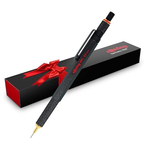 ロットリング Rotring ブラック シャープペンシル 0 5 mm 回転式ノックタイプ 1904447 正規輸入品po