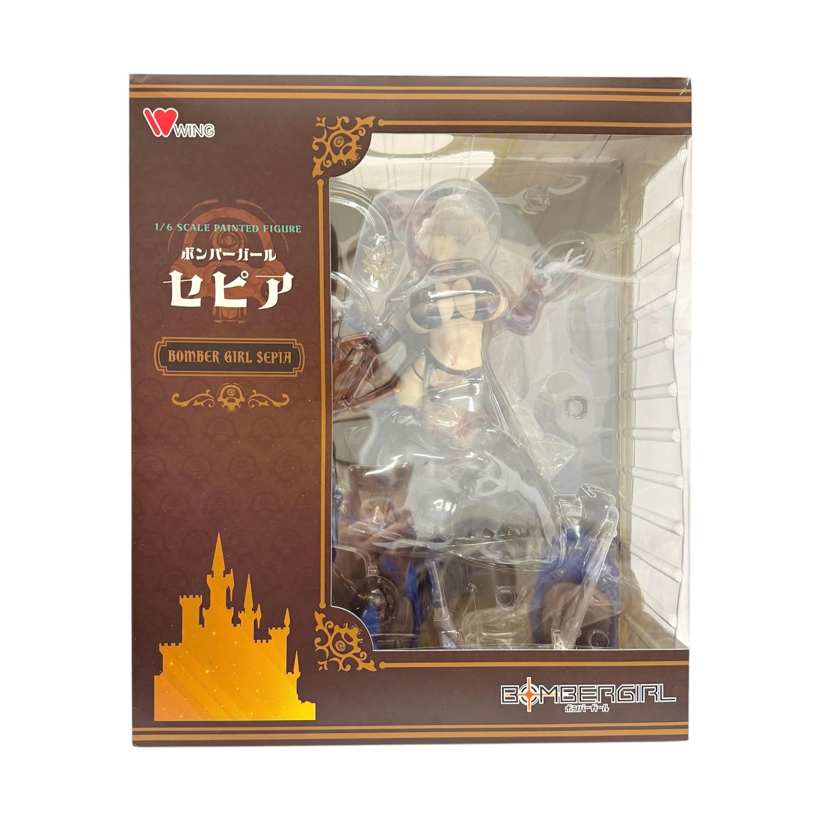 ボンバーガール セピア 1/6 塗装済完成品 フィギュア WING ウイング