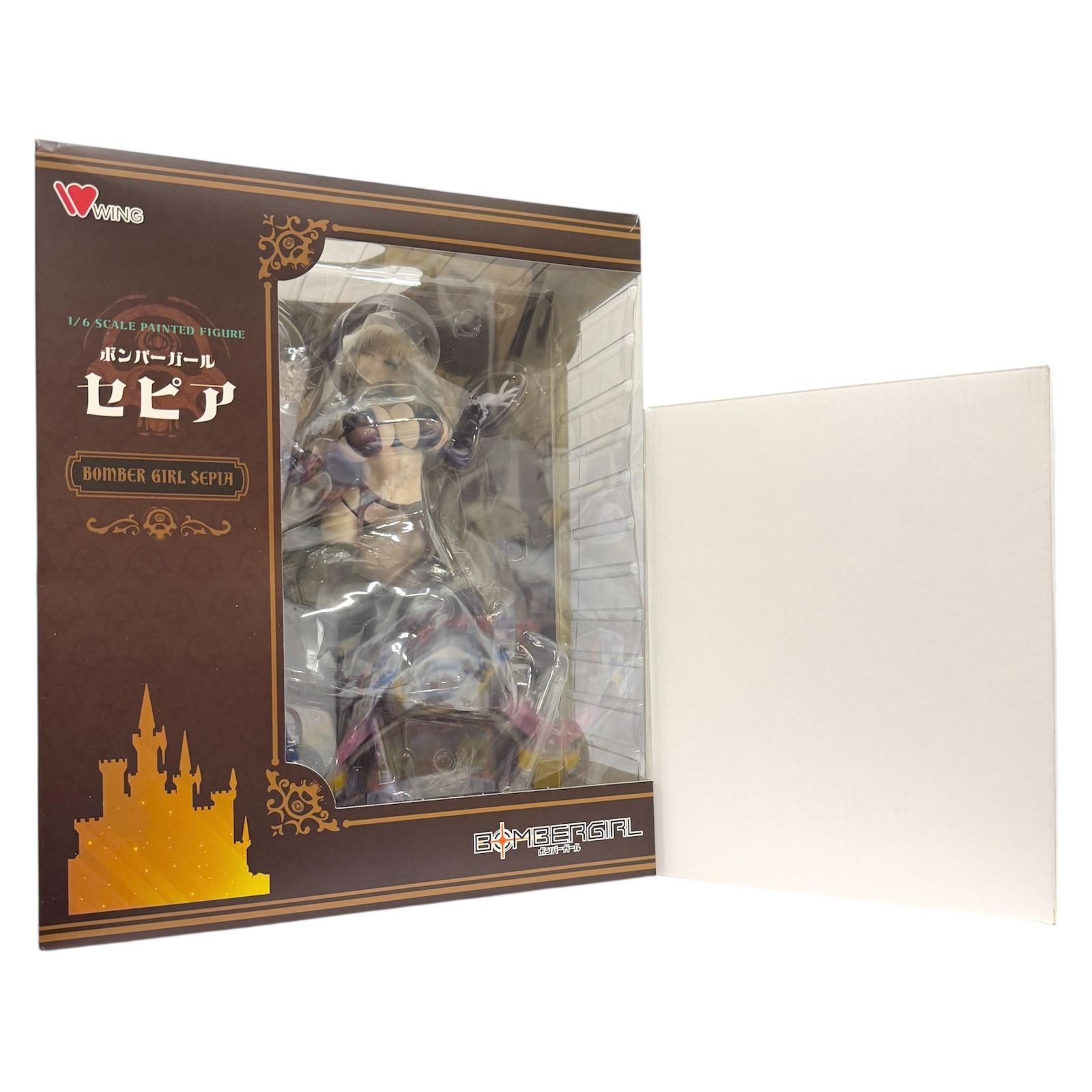ボンバーガール セピア 修正パーツ付 【ウィング】 ボンバーガール セピア 1/6 塗装済完成品 フィギュア WING ウイング