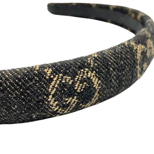 GUCCI グッチ ヘアバンド デニム グッチのエコウォッシュドGGデニム