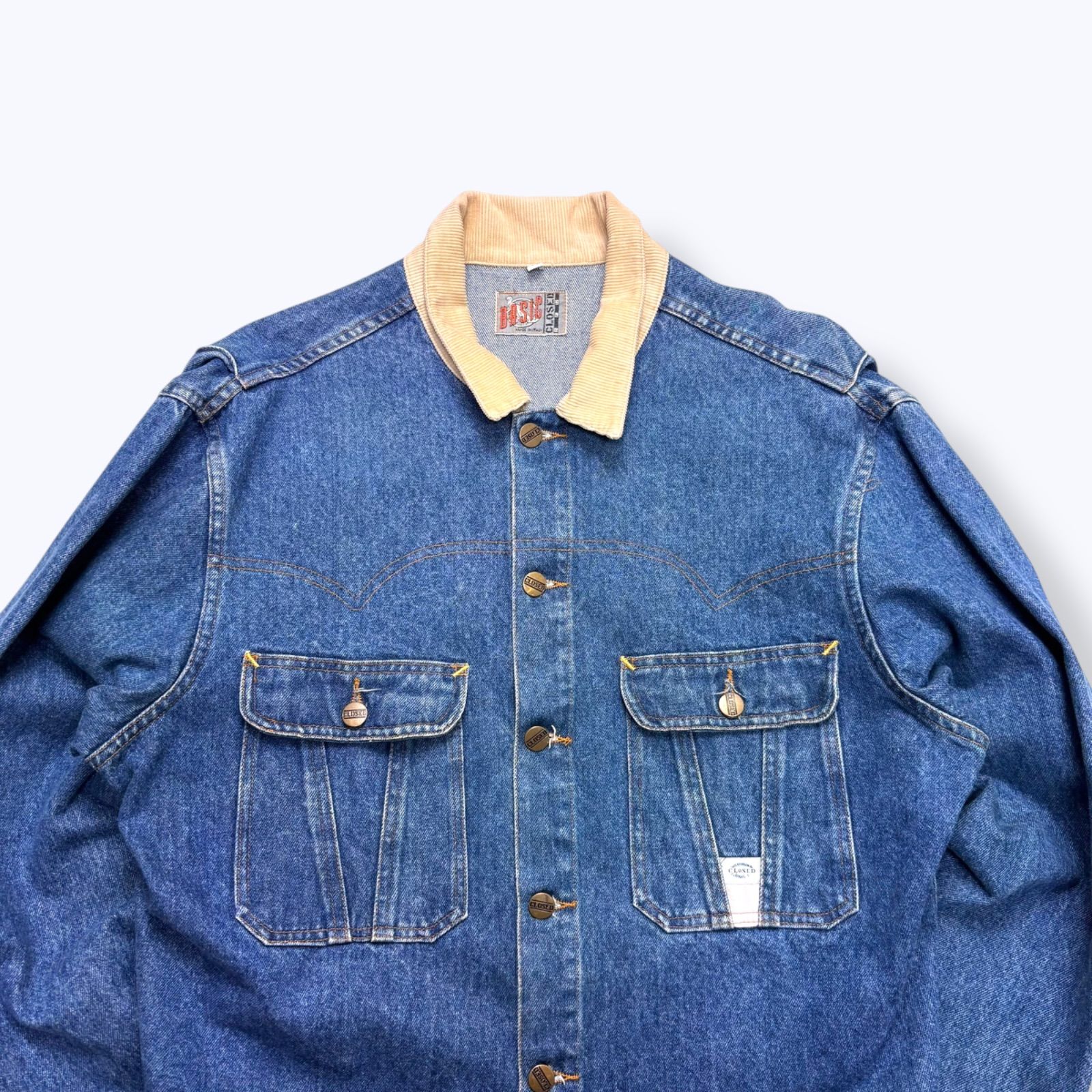 MARITHE FRANCOIS GIRBAUD☆シャンブレーデニムジャケット Rare】 80s MARITHE FRANCOIS GIRBAUD 