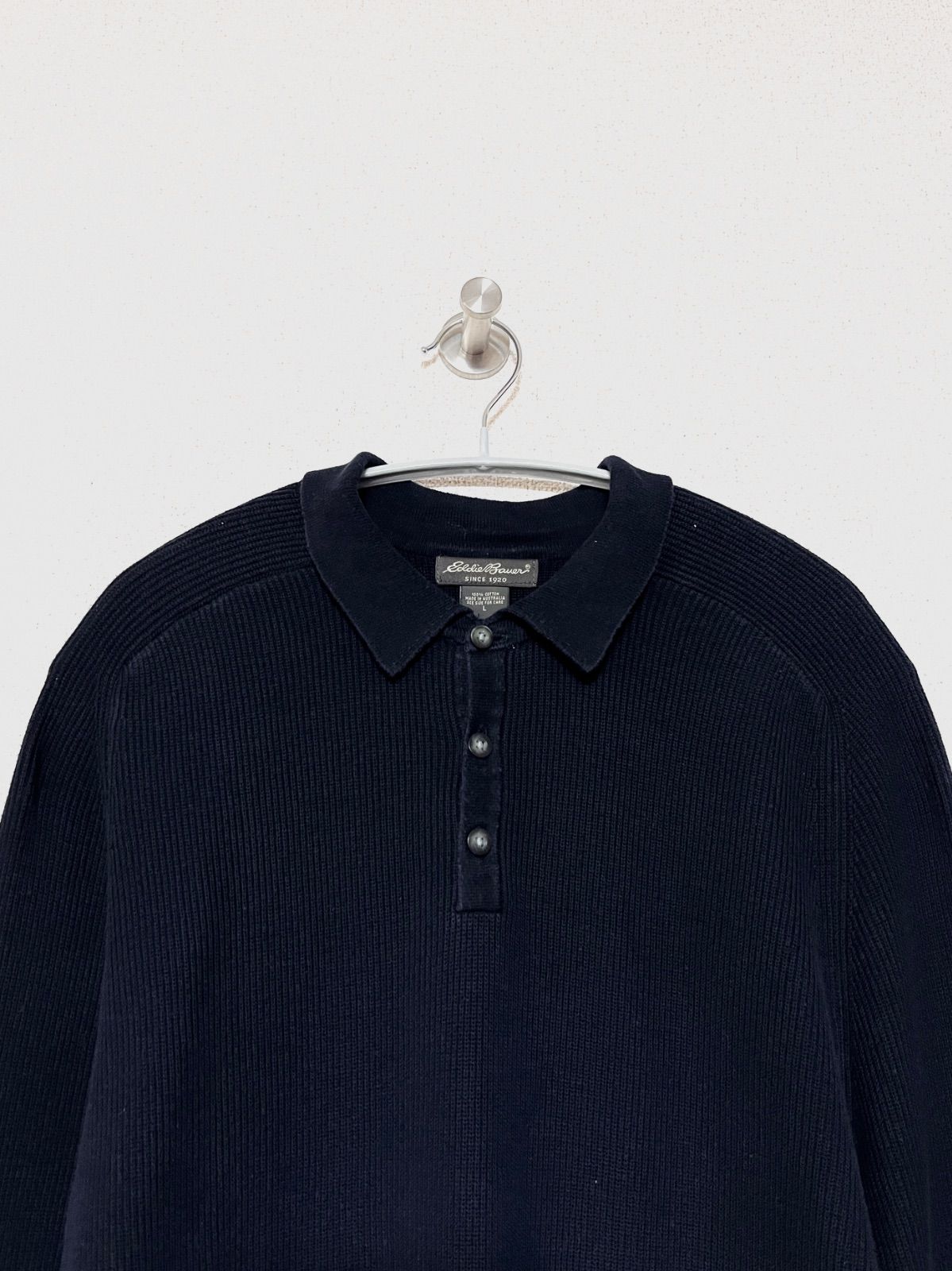 Eddie Bauer】00s ニットポロシャツ L エディーバウアー 古着 - メルカリ
