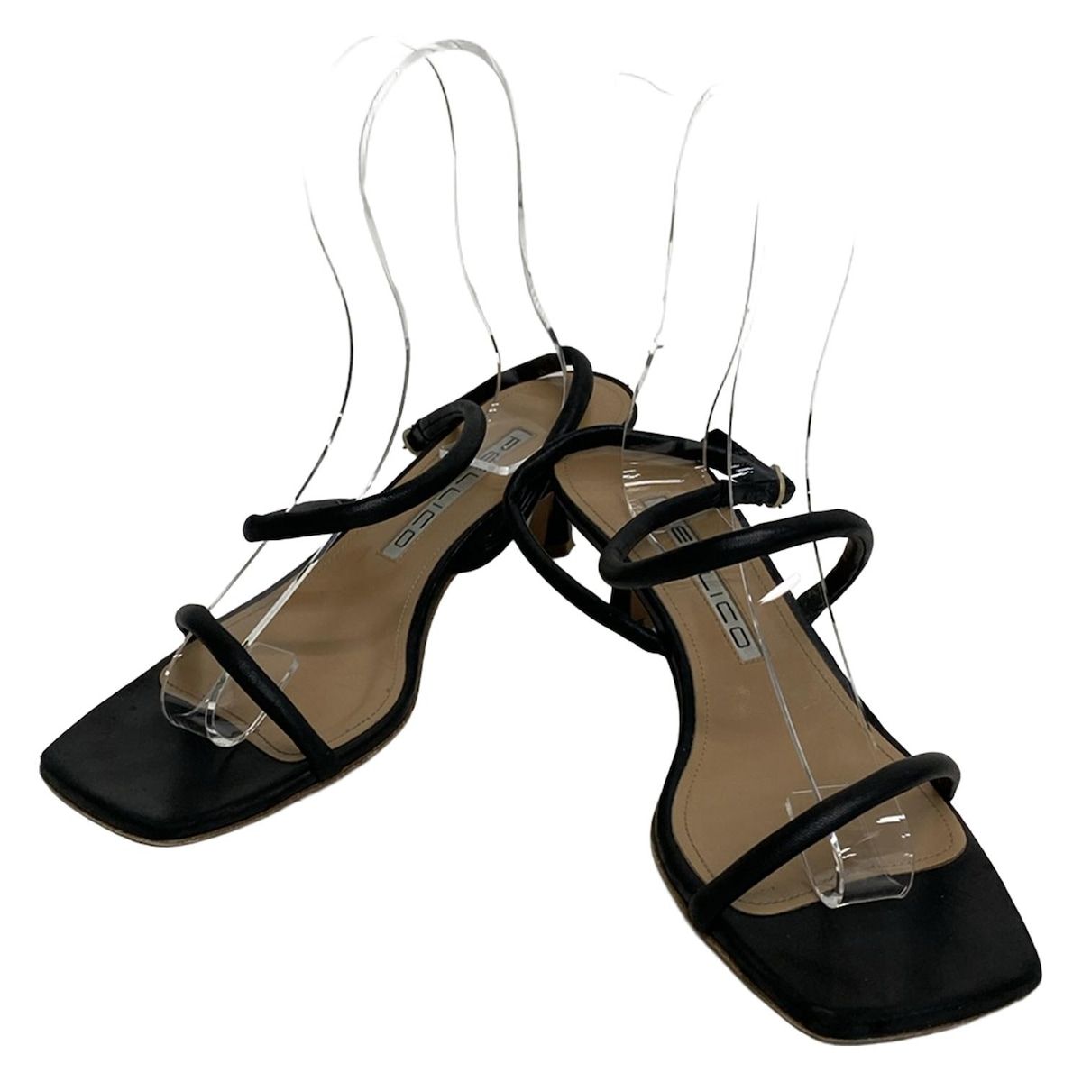 PELLICO(ペリーコ) サンダル 39 レディース - 黒 レザー - メルカリ