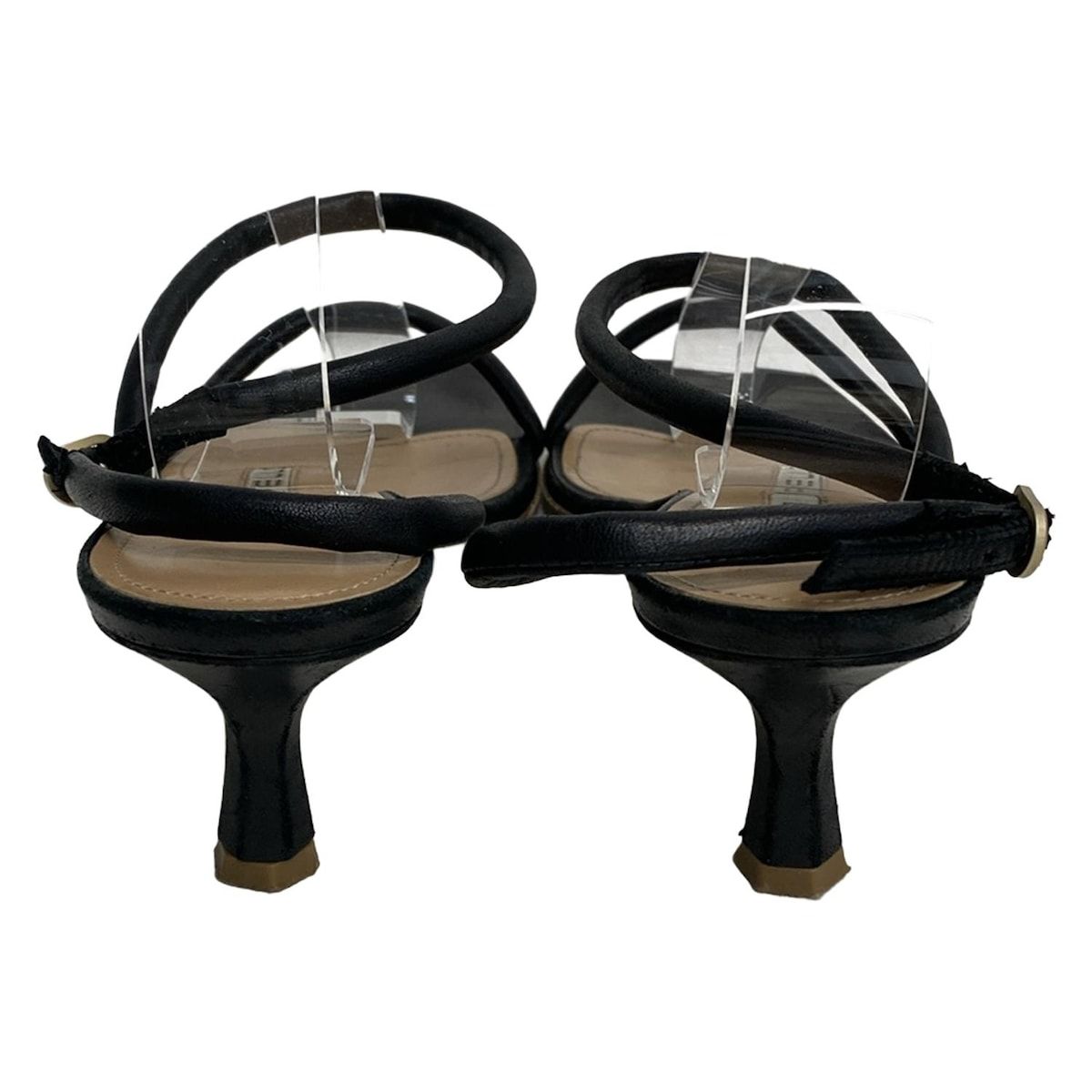 よ*う様 新品未使用　PELLICO(ペリーコ)　黒レザー×ベージュ麻のサンダル よ*う様 新品未使用 PELLICO(ペリーコ) 黒レザー×ベージュ麻のサンダル