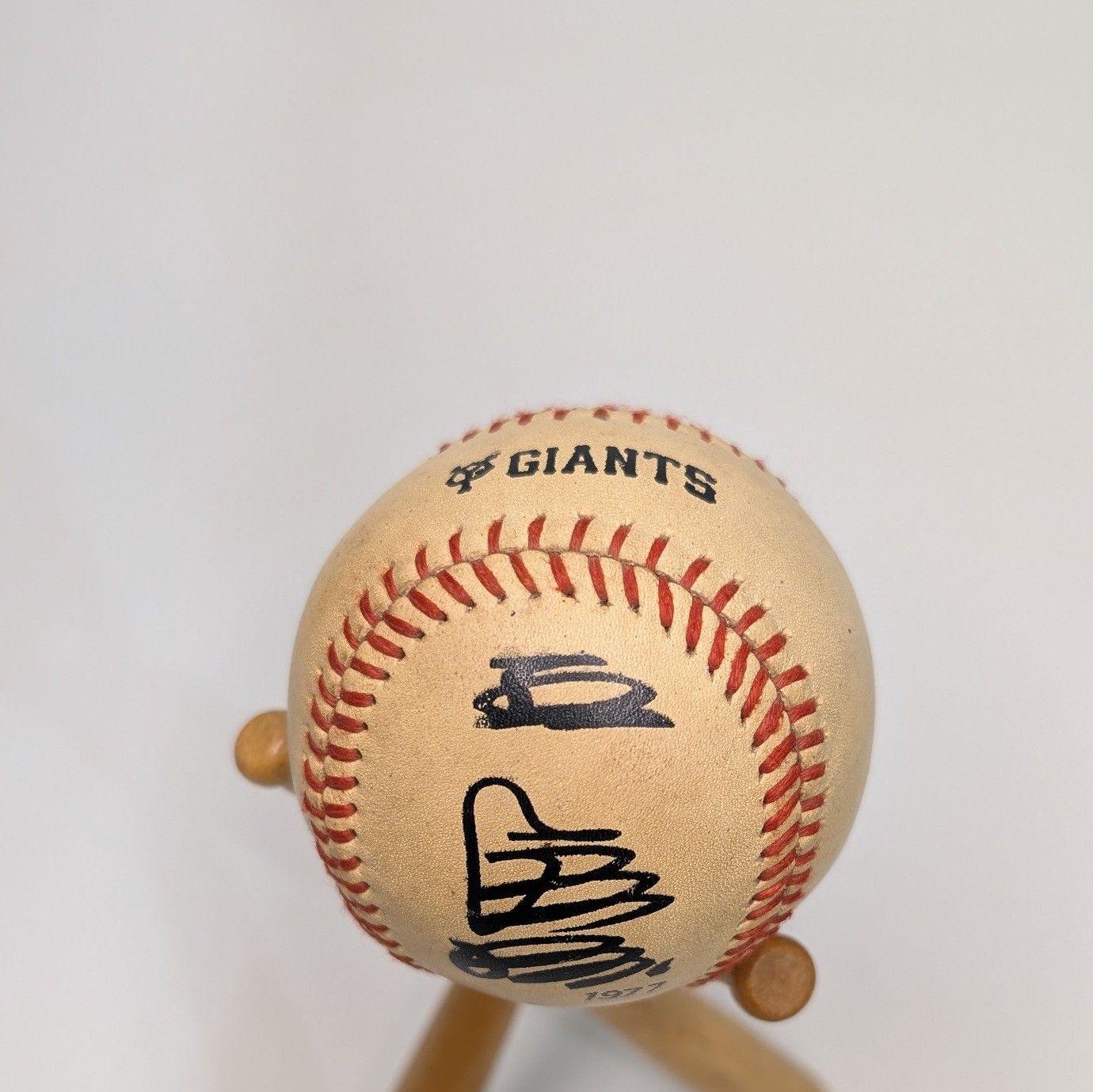 王貞治 サインボール ミニバット ボールたて 1977 - メルカリ