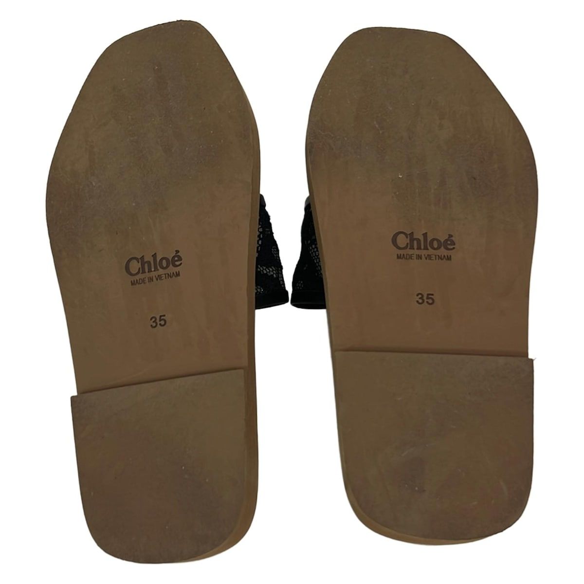 Chloe(クロエ) サンダル 35 レディース - 黒 レース レザー - メルカリ