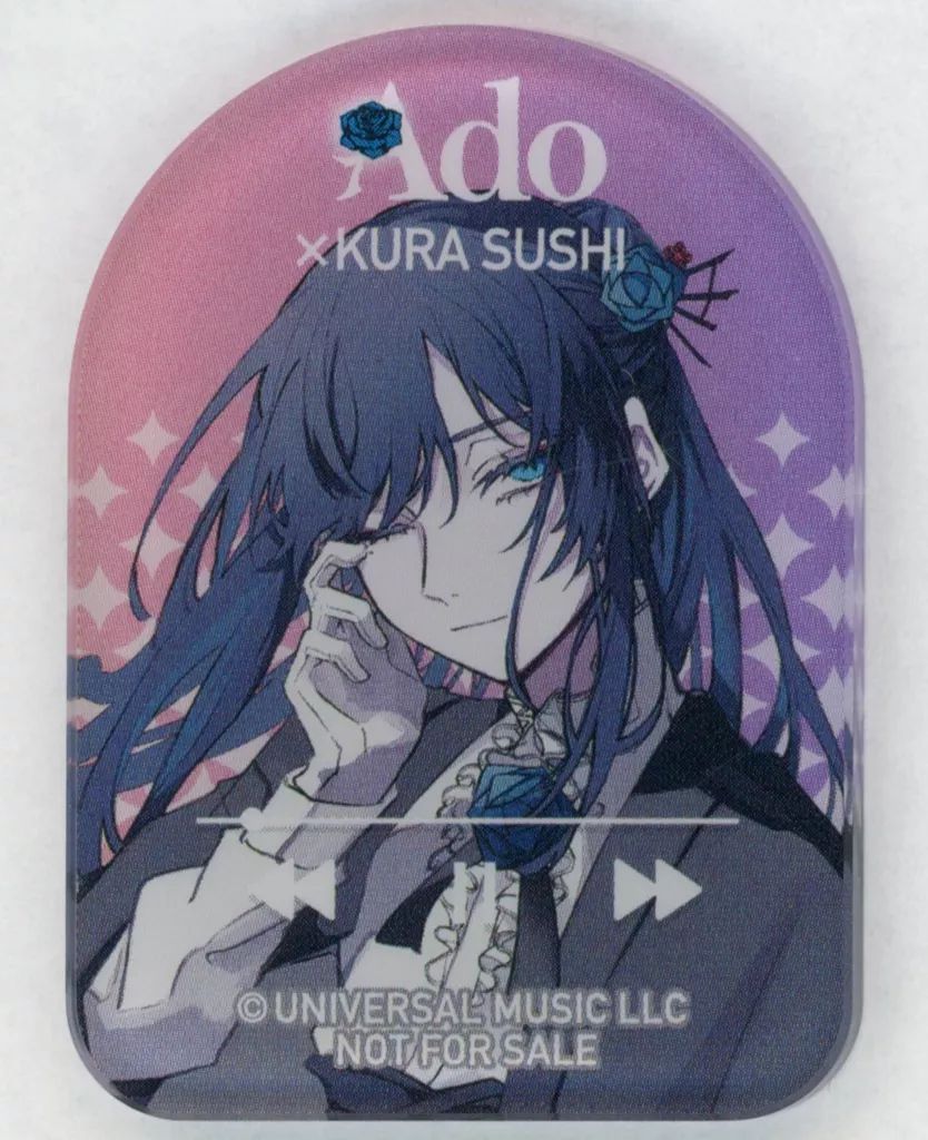 中古】シール・ステッカー Ado(等身/パープル) クリアハードシール