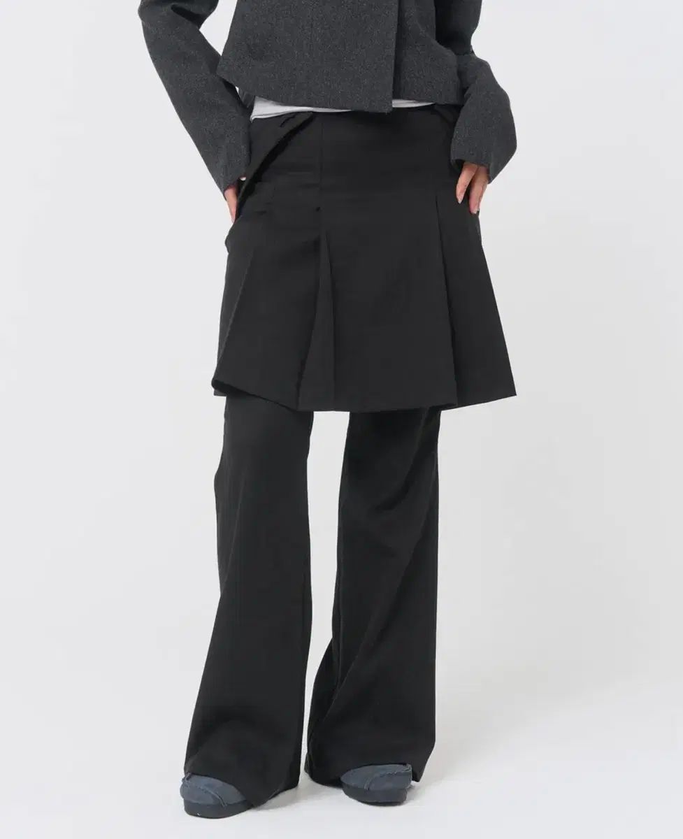 ミセキSEOUL ソウル Pleats midi skirt pants SET ブラック