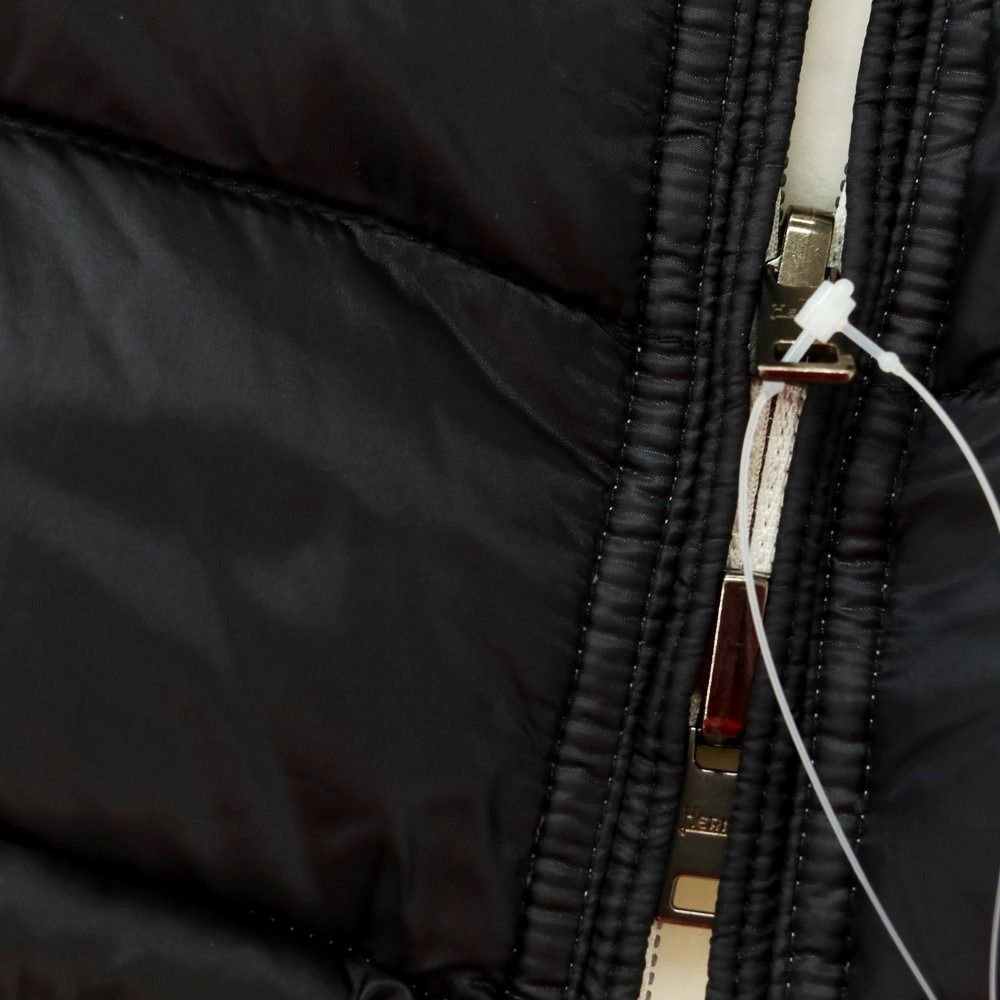 ヘルノ Herno 小売業者 リバーシブル ナイロン ダウンベスト ブラックx