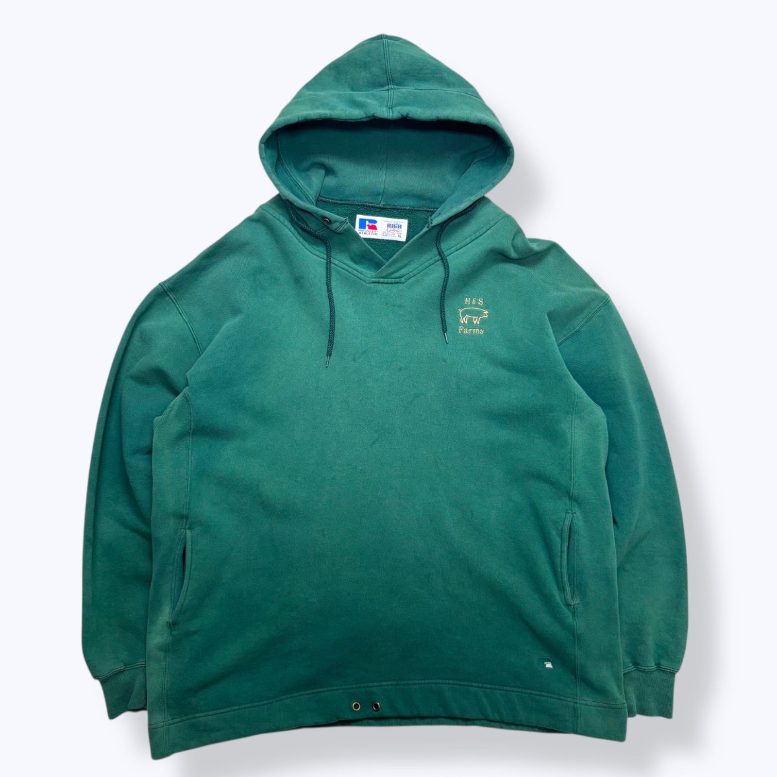 90s RUSSELL ATHLETIC HIGH COTTON Sweat Parka 【XL】 90年代 